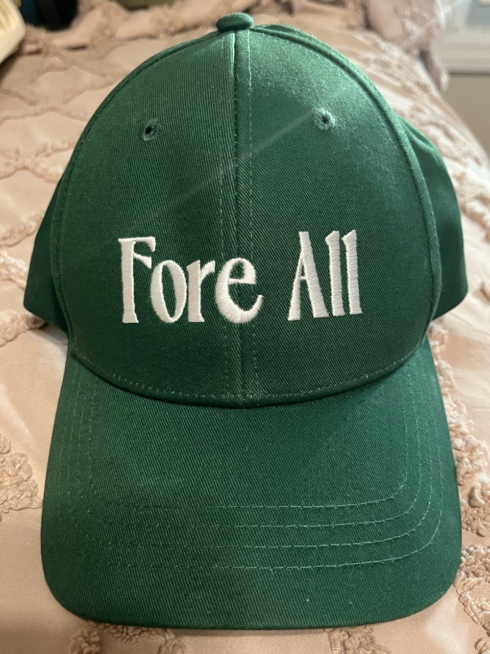 Fore All Green Baseball Cap
